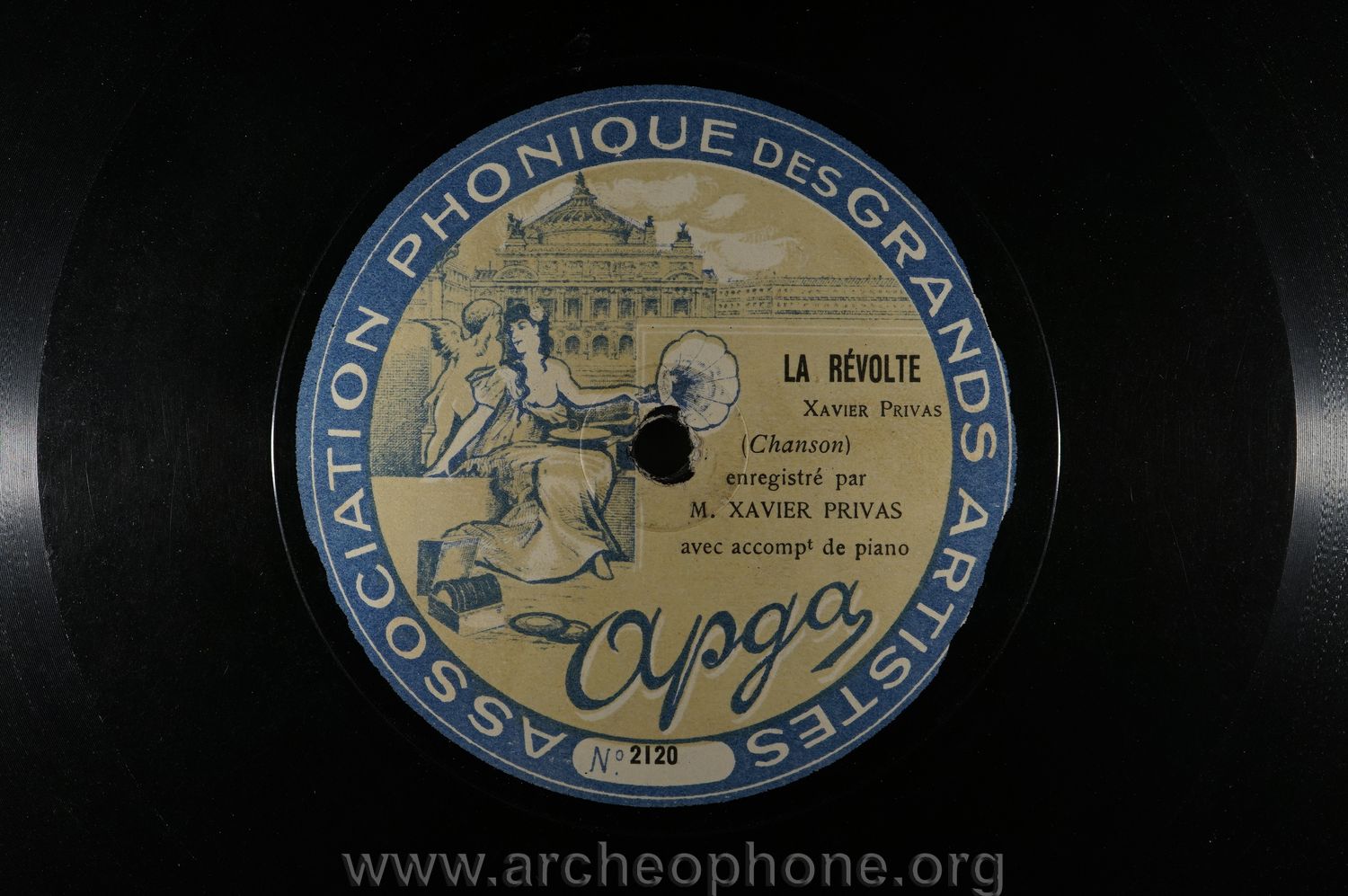 Photo du disque ou cylindre en question