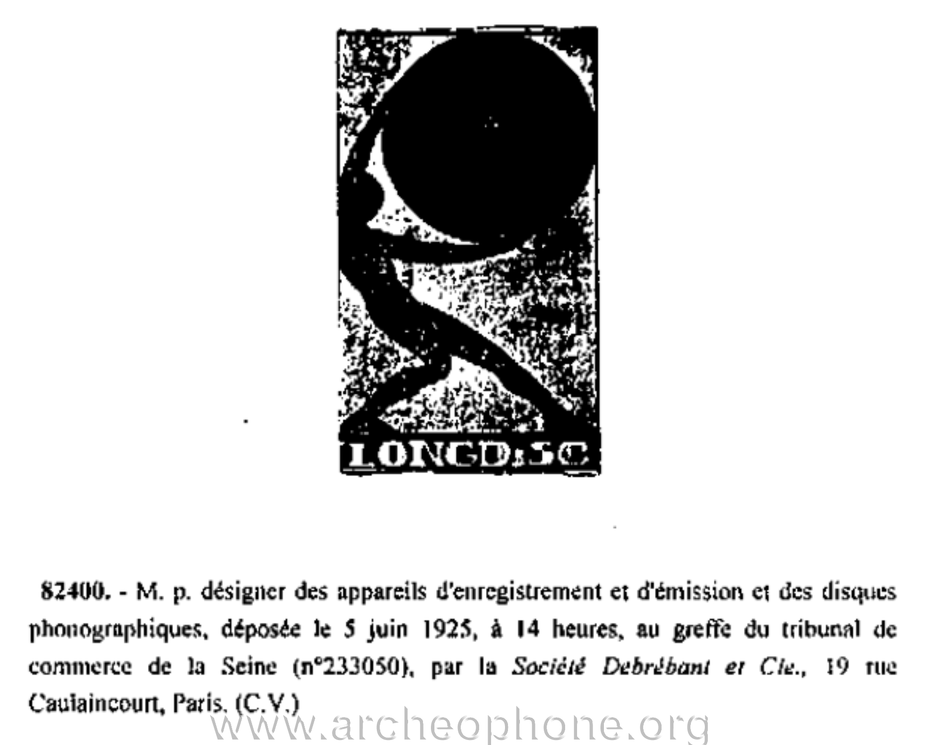 Photo du disque ou cylindre en question