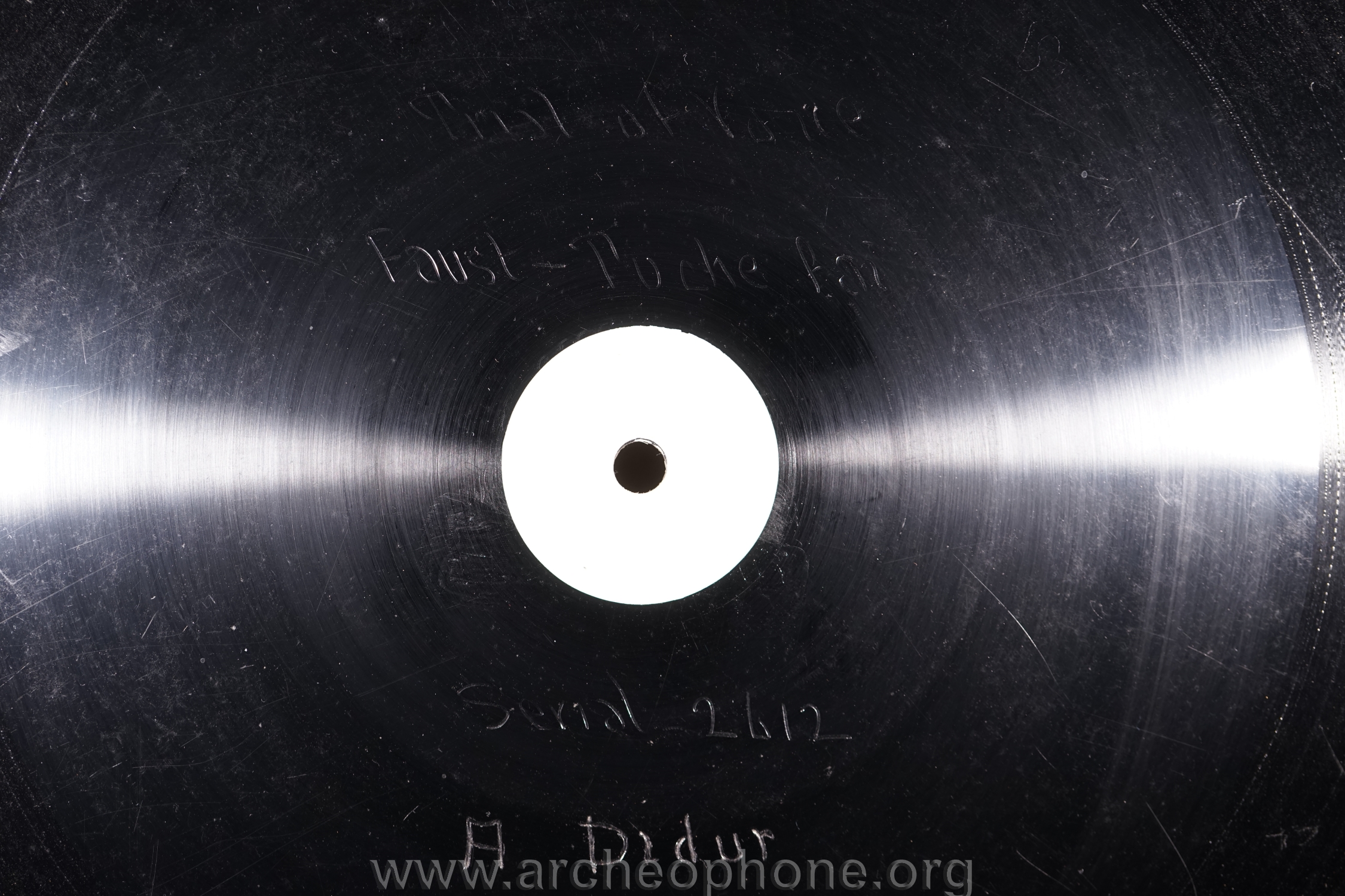 Photo du disque ou cylindre en question