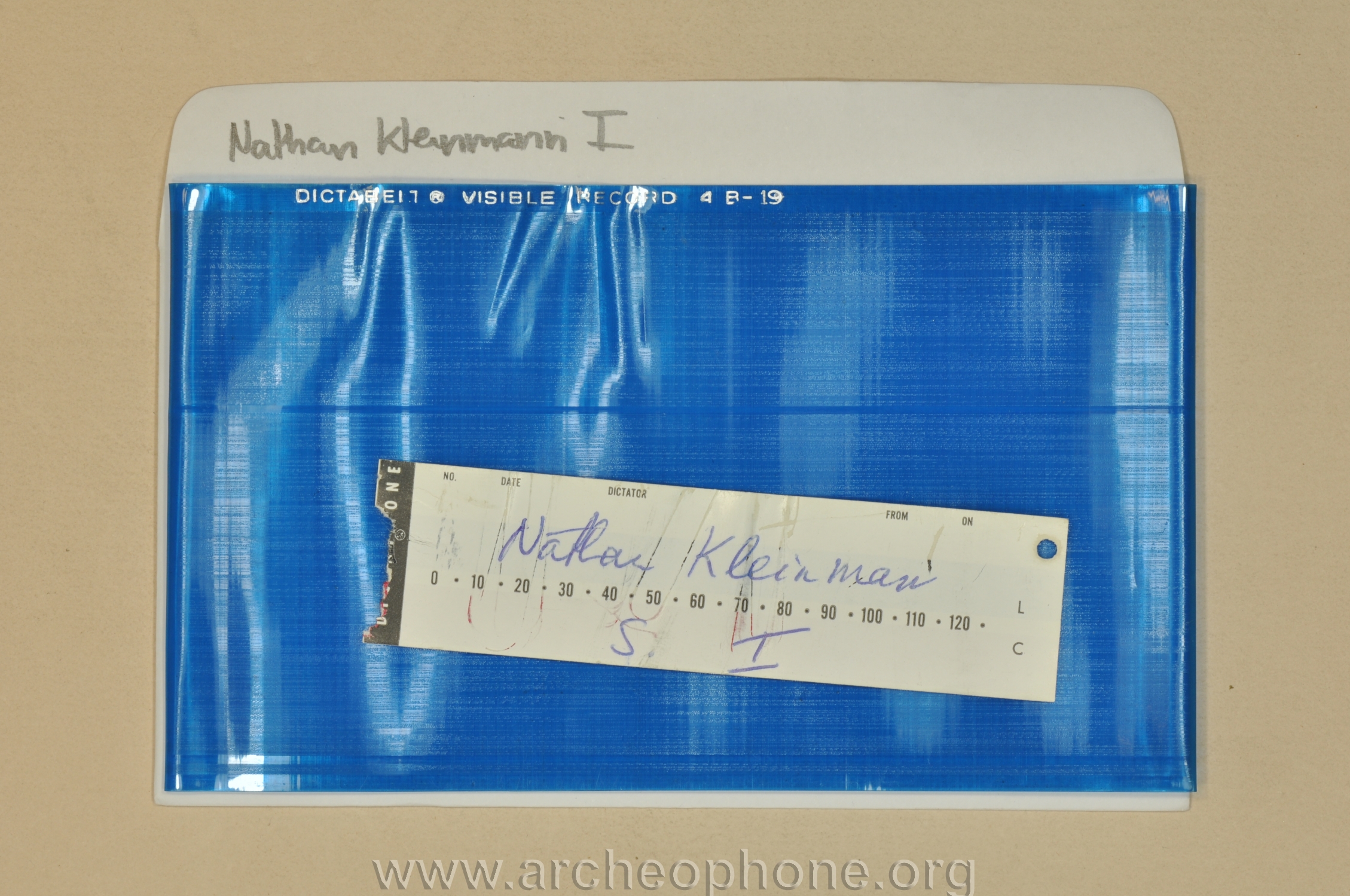 Photo du disque ou cylindre en question