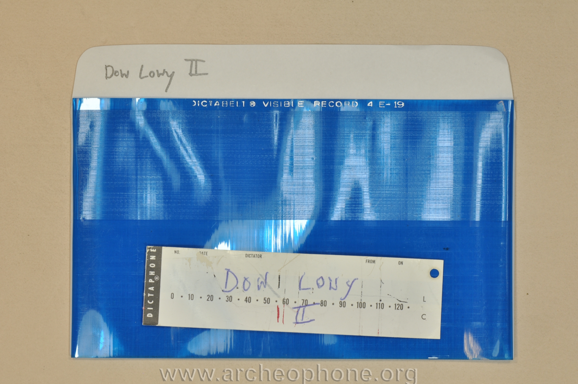 Photo du disque ou cylindre en question