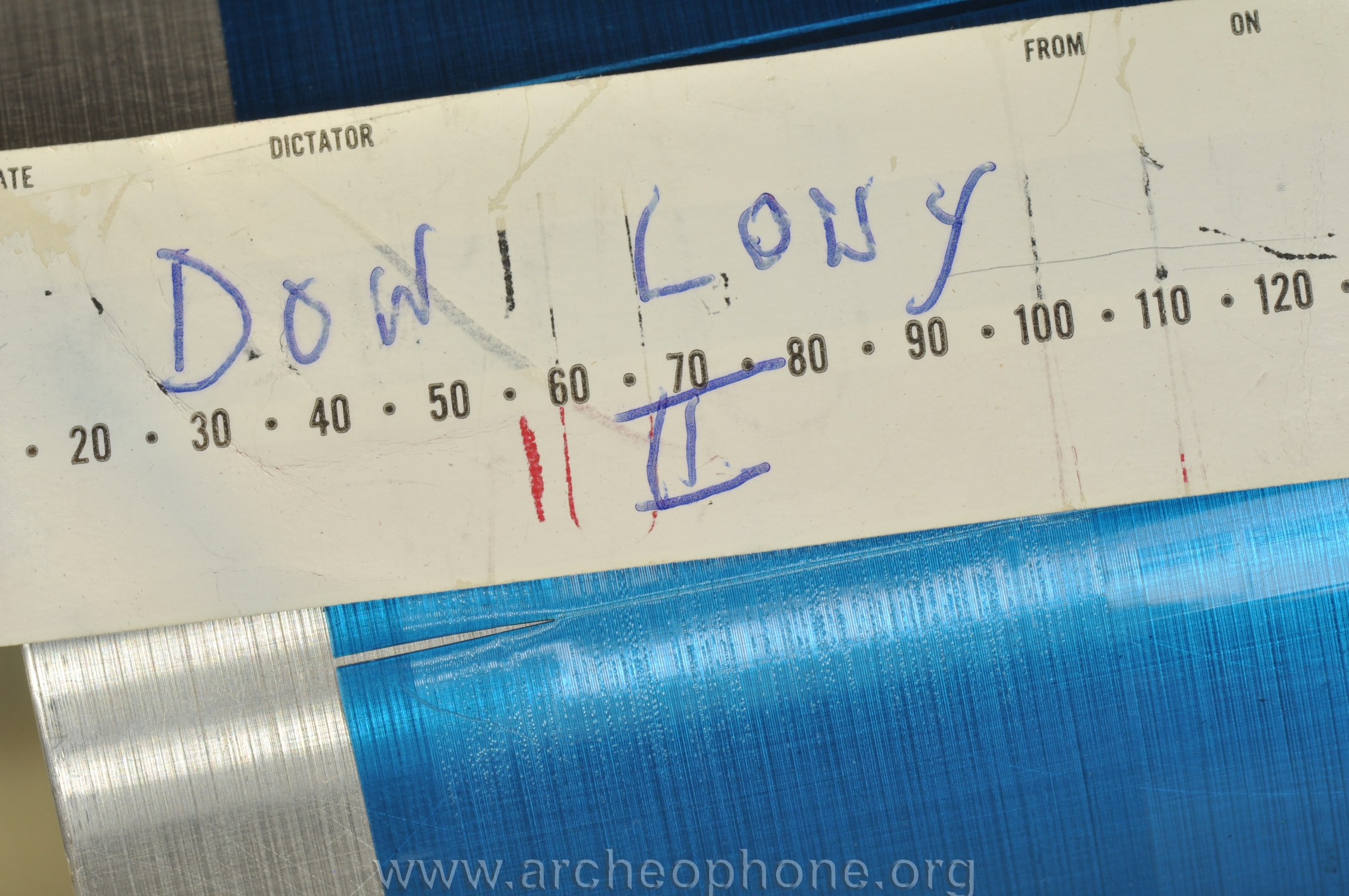 Photo du disque ou cylindre en question