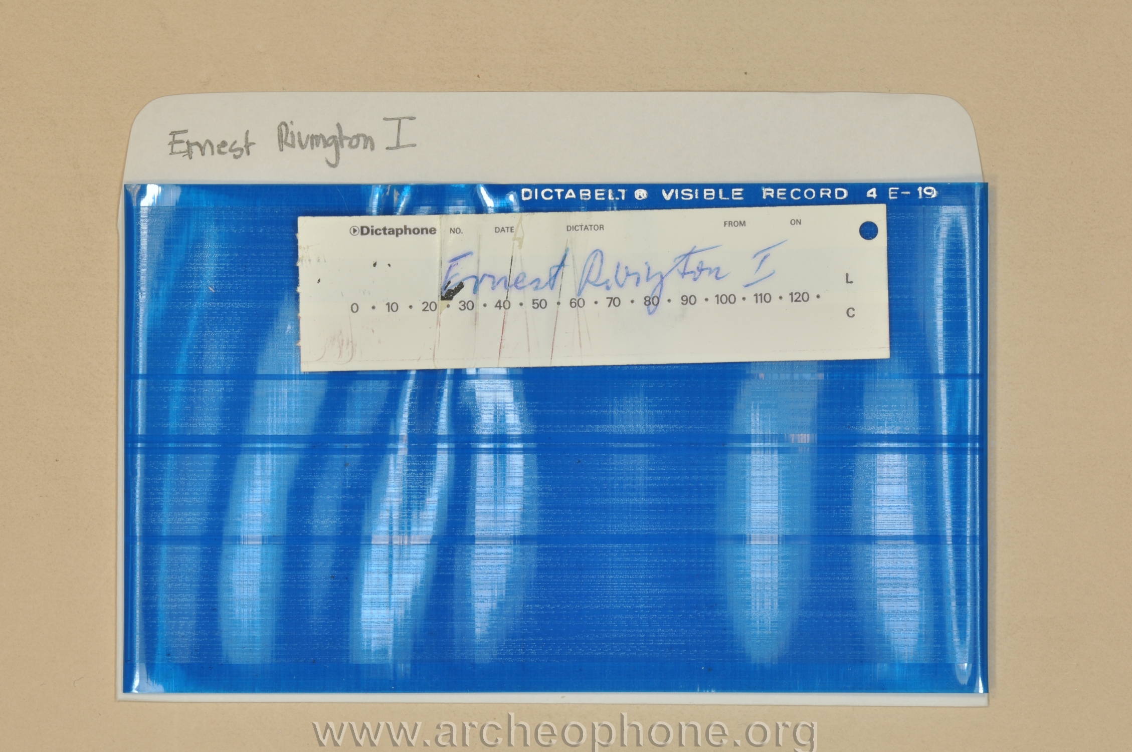 Photo du disque ou cylindre en question