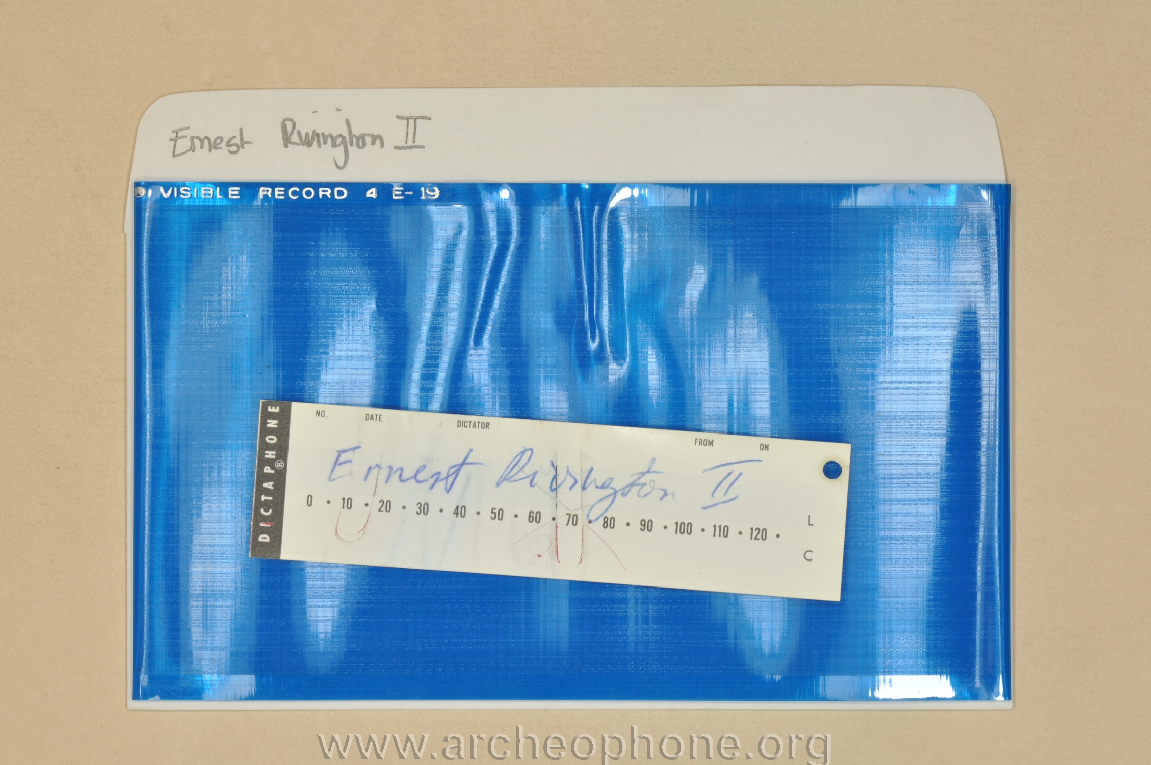 Photo du disque ou cylindre en question