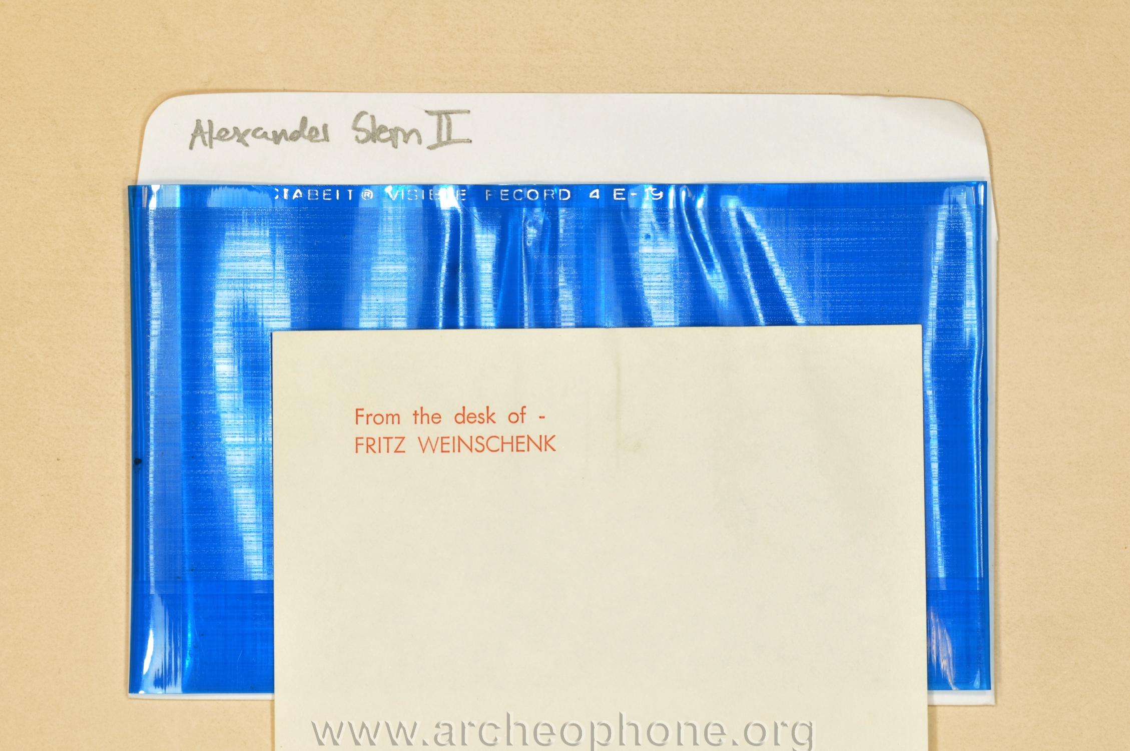 Photo du disque ou cylindre en question