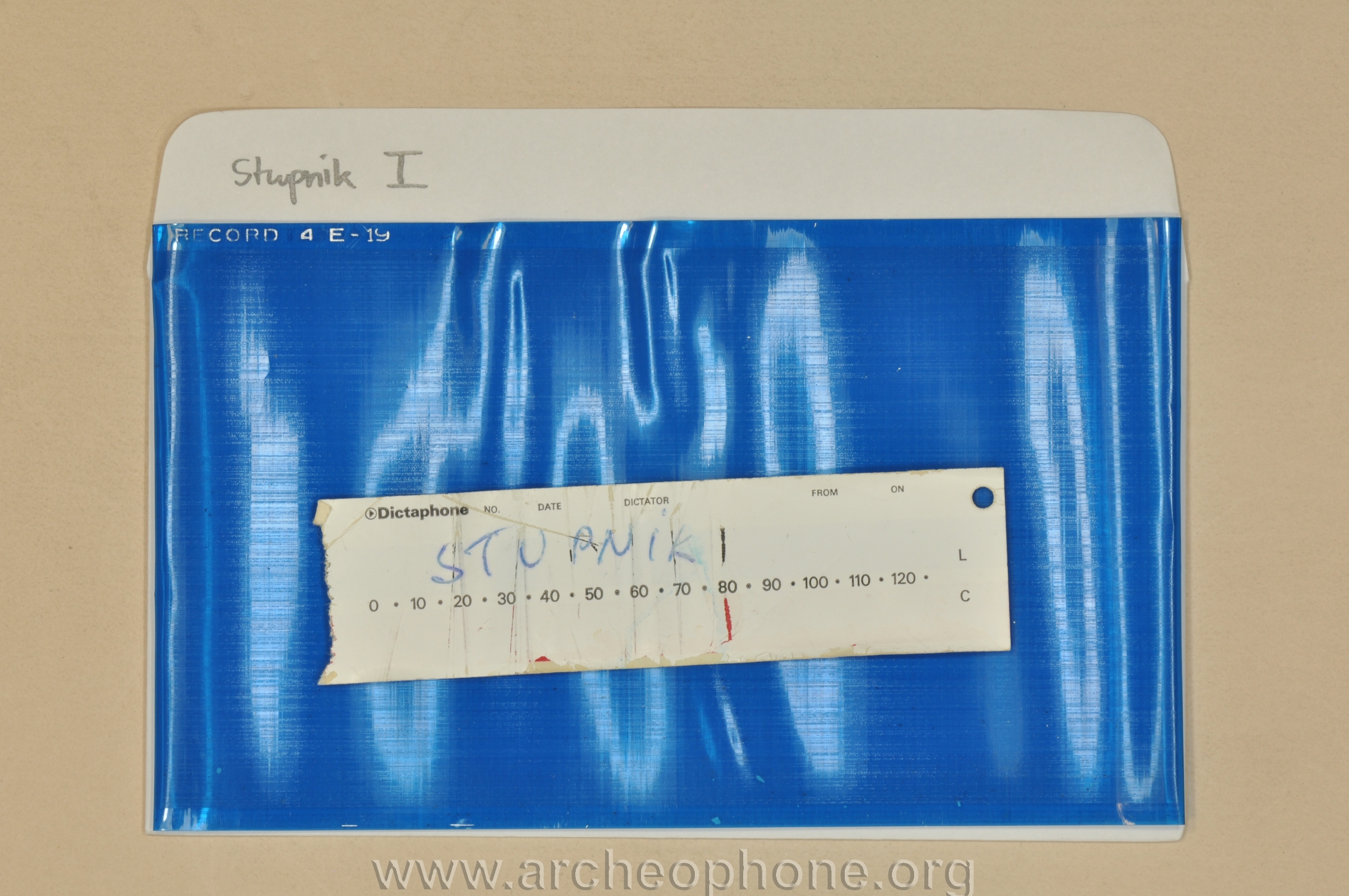 Photo du disque ou cylindre en question