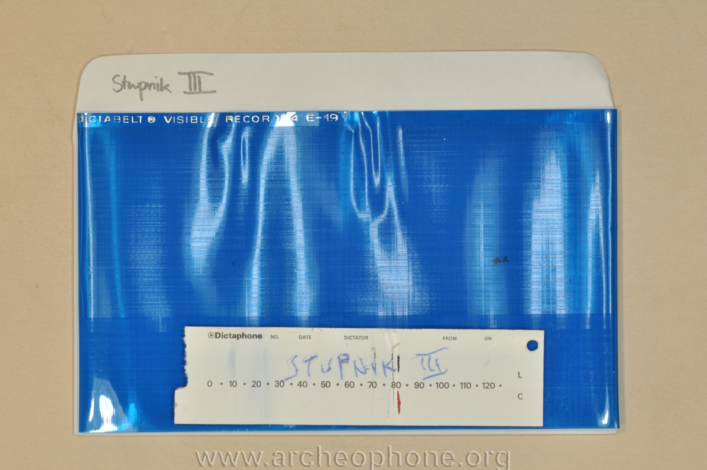 Photo du disque ou cylindre en question