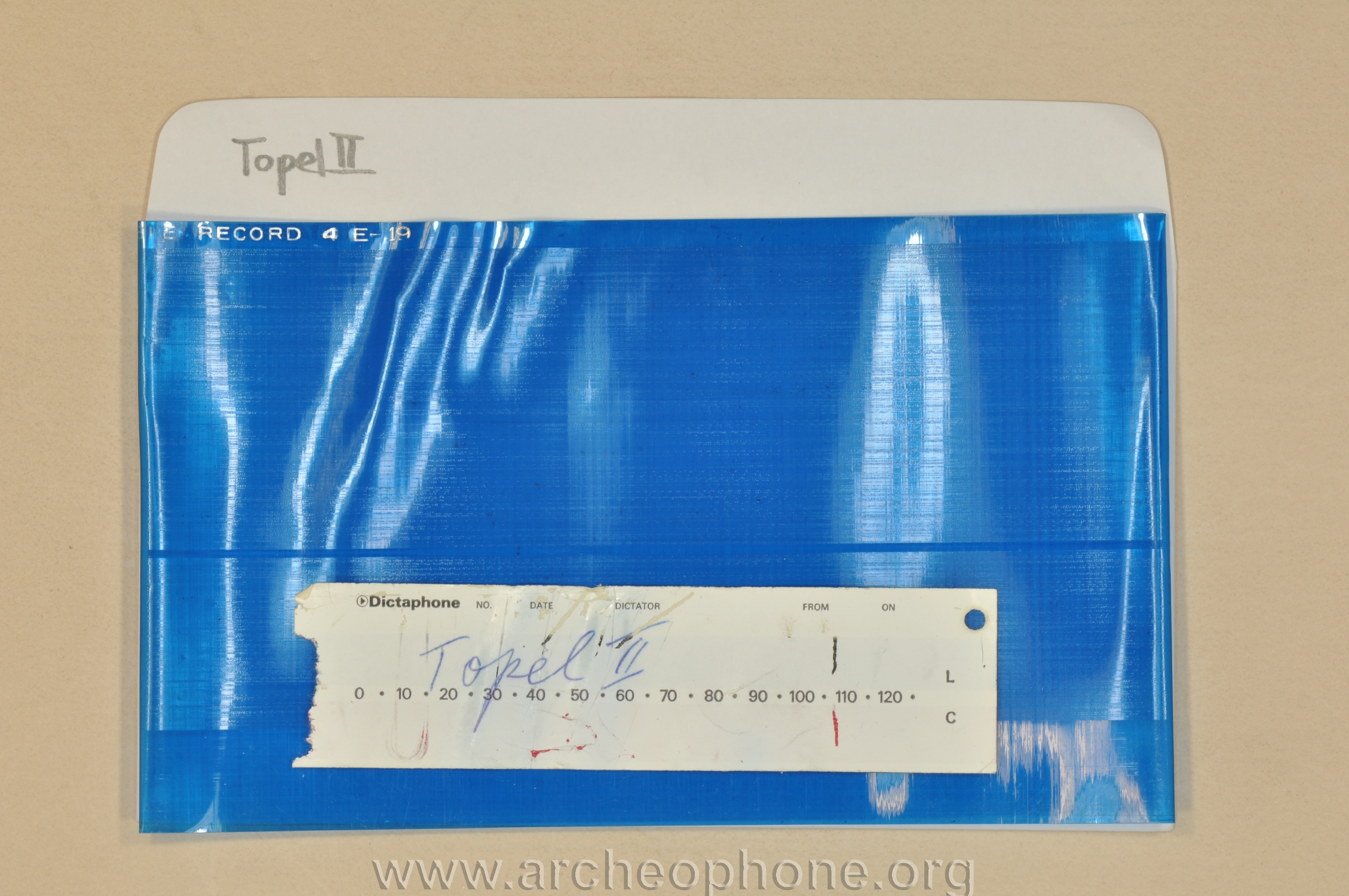 Photo du disque ou cylindre en question