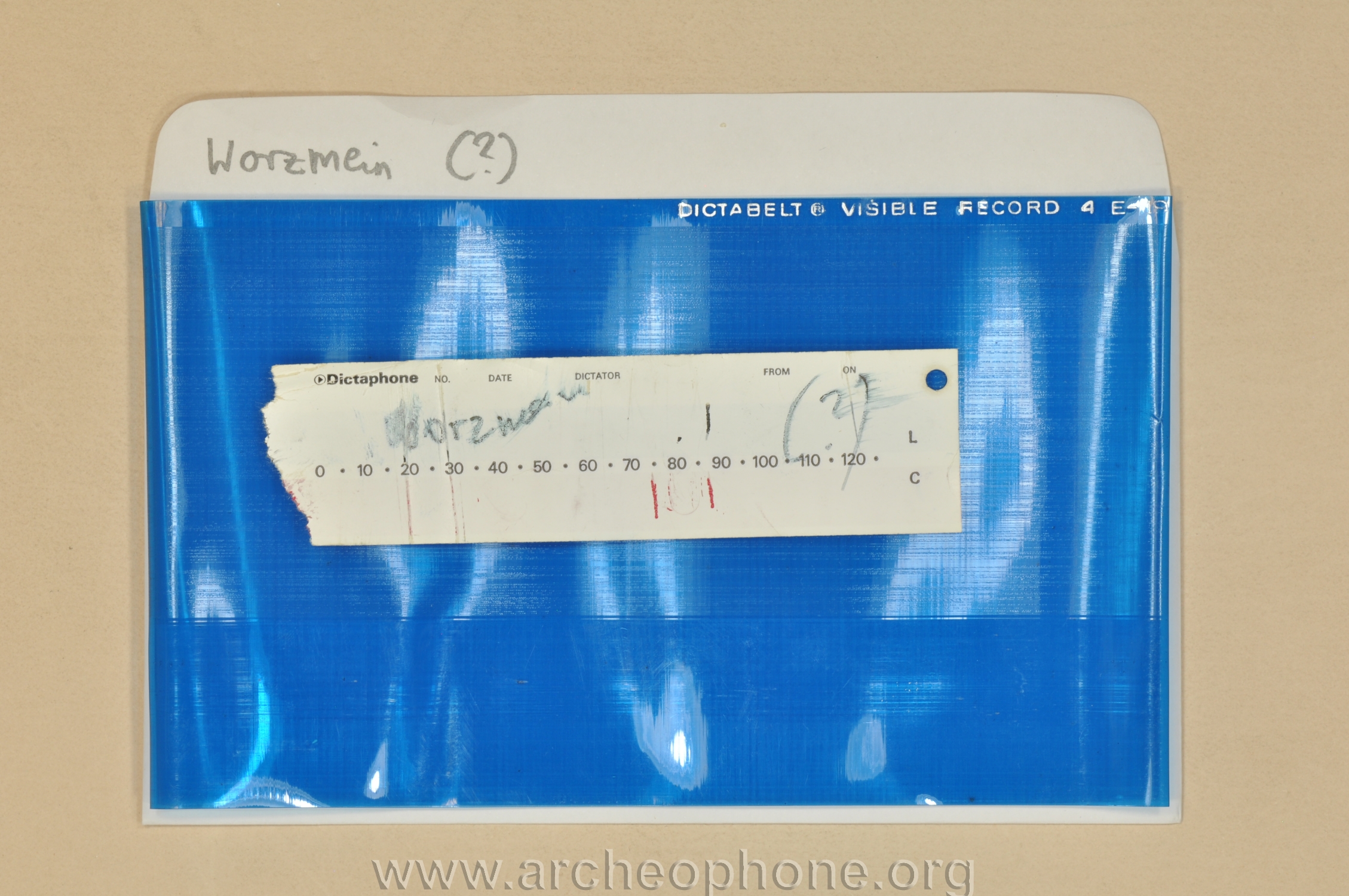 Photo du disque ou cylindre en question