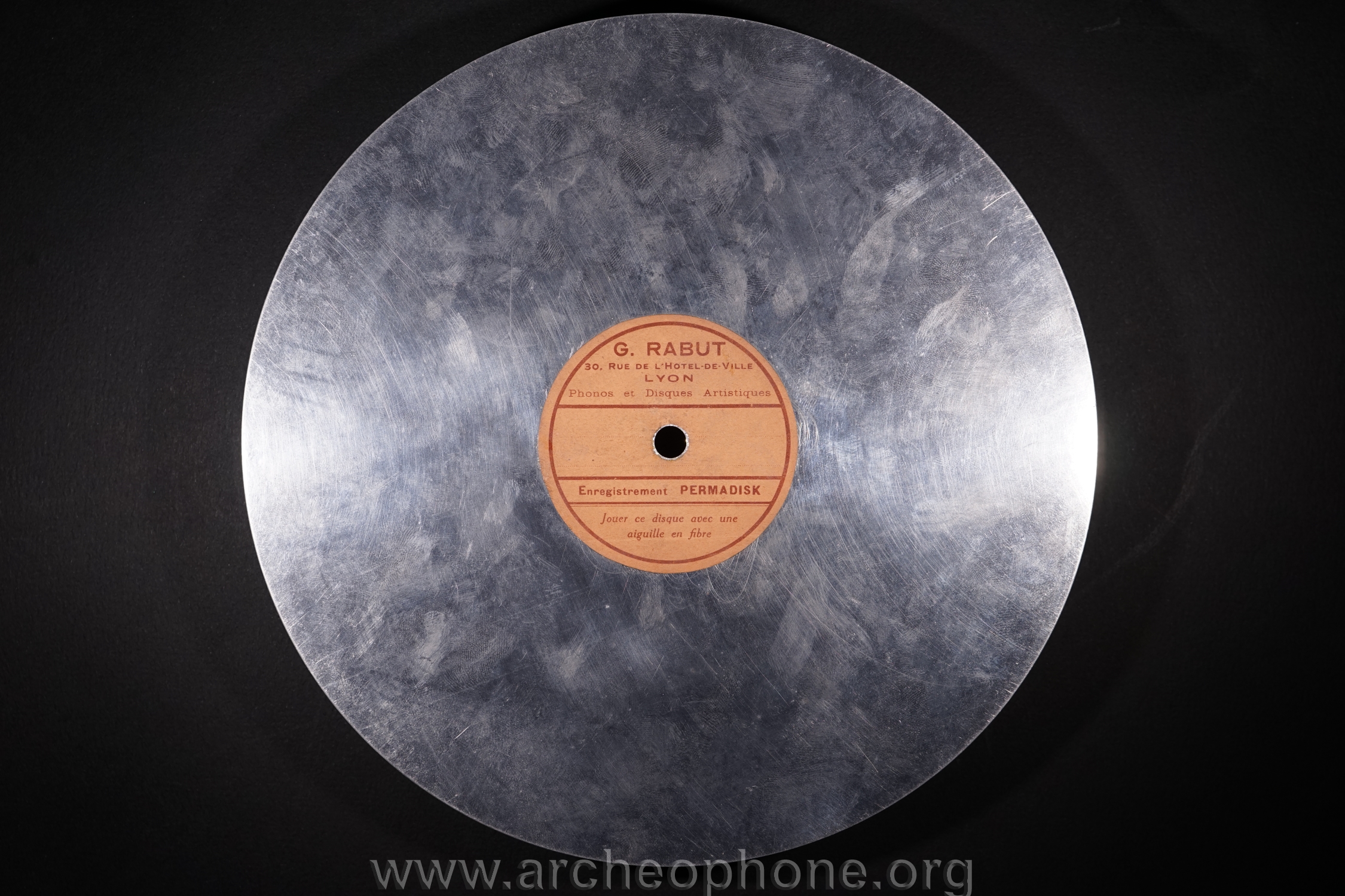 Photo du disque ou cylindre en question