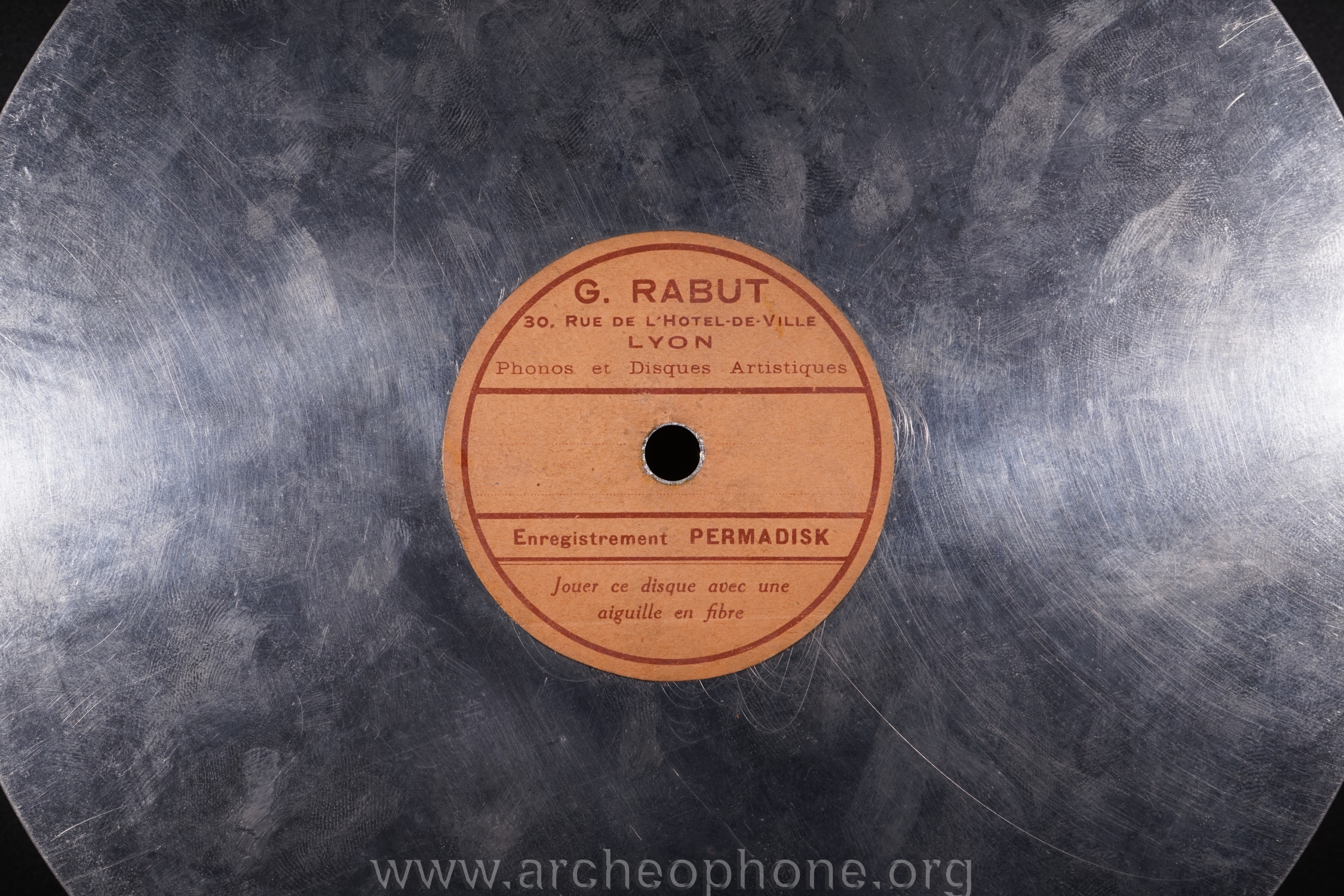 Photo du disque ou cylindre en question