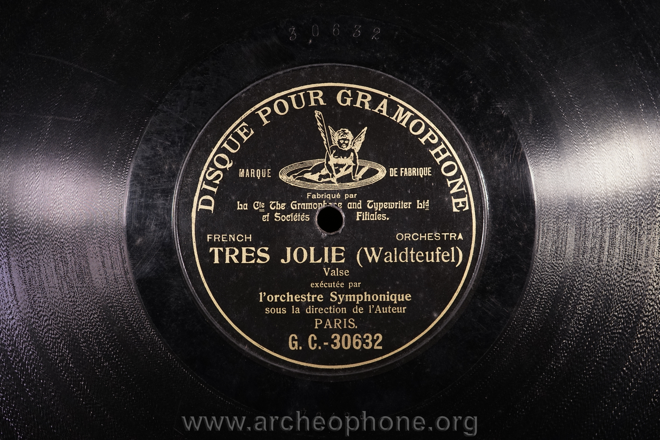 Photo du disque ou cylindre en question