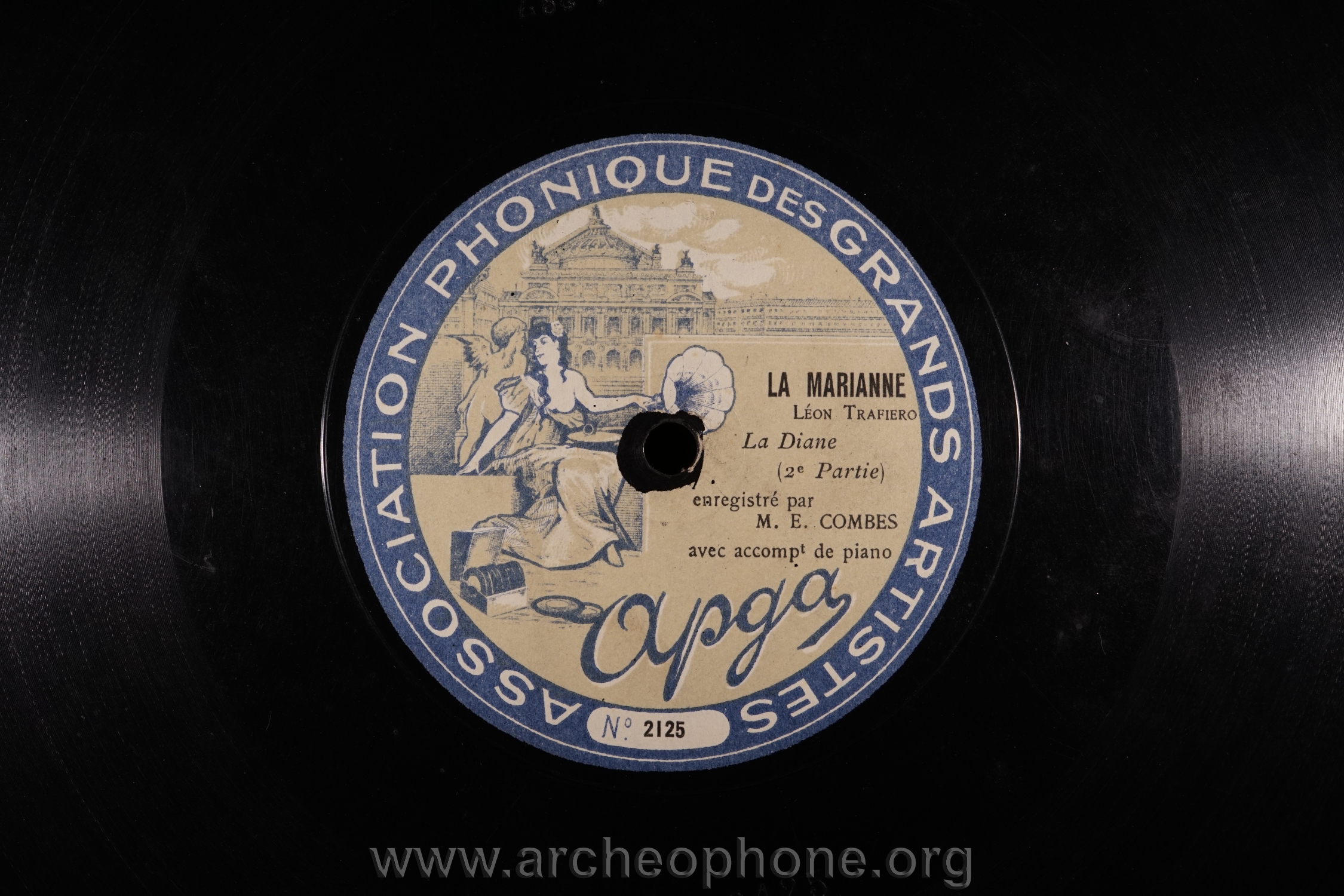 Photo du disque ou cylindre en question