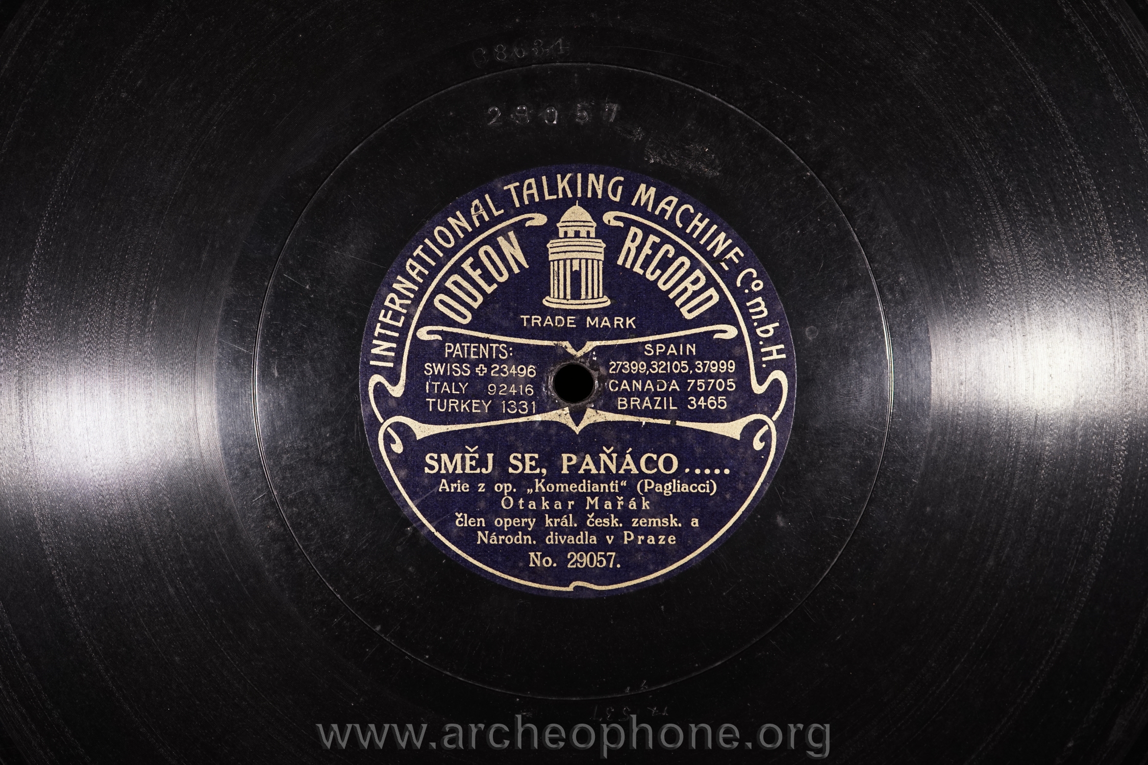 Photo du disque ou cylindre en question