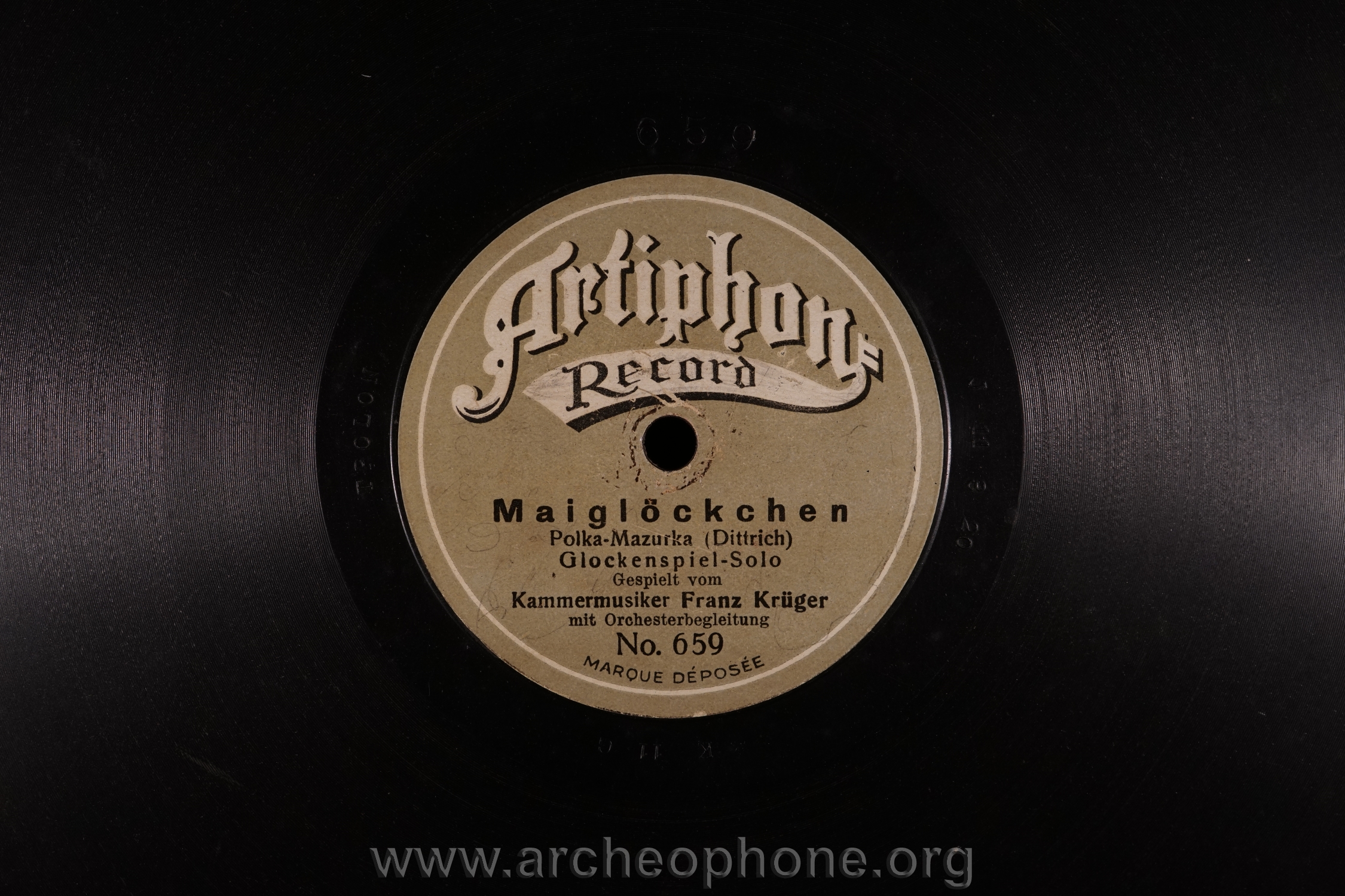 Photo du disque ou cylindre en question