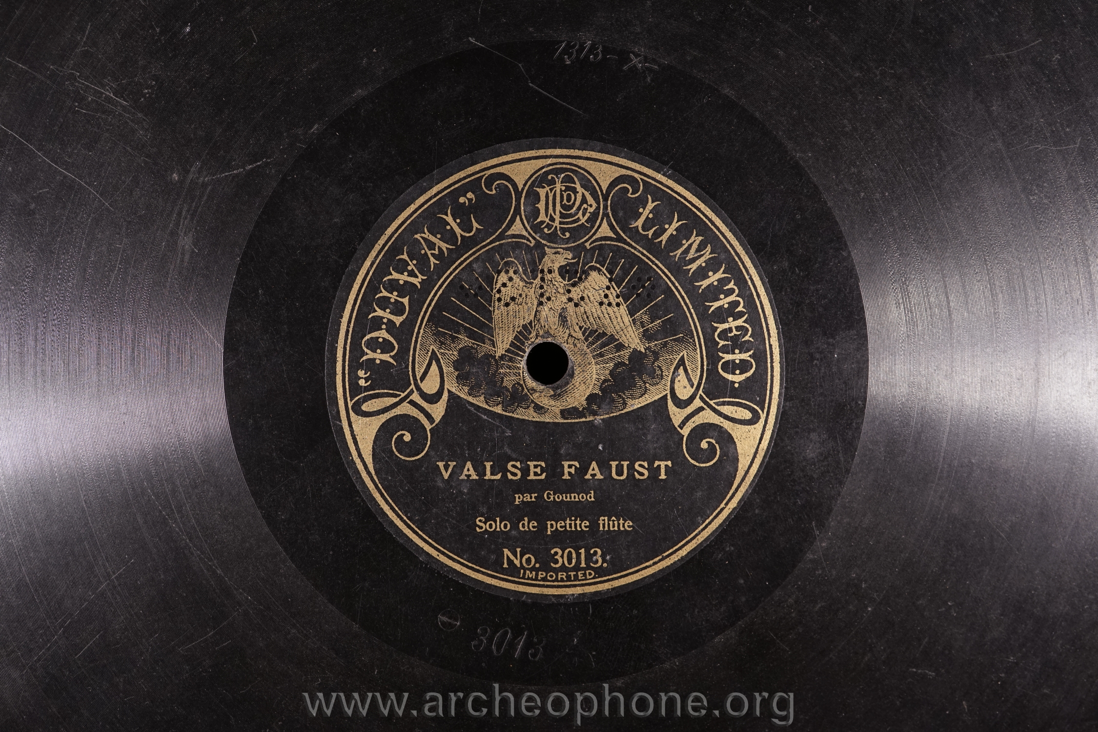 Photo du disque ou cylindre en question