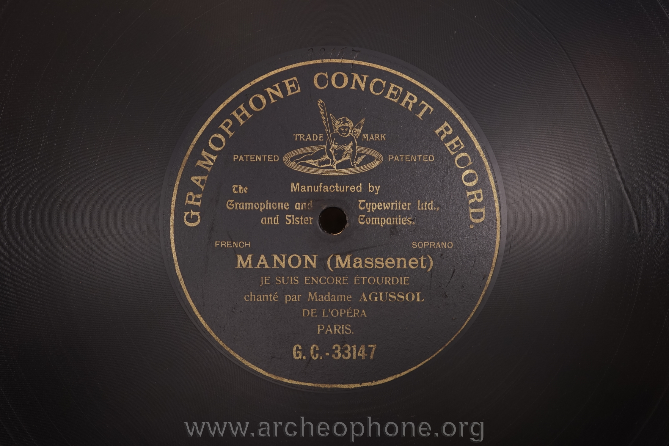 Photo du disque ou cylindre en question