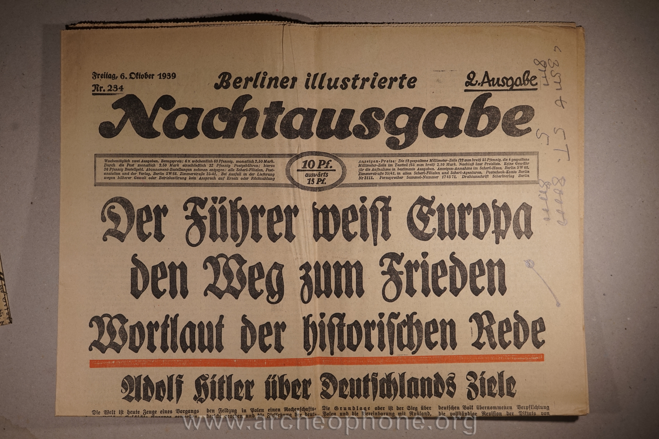 Photo du disque ou cylindre en question