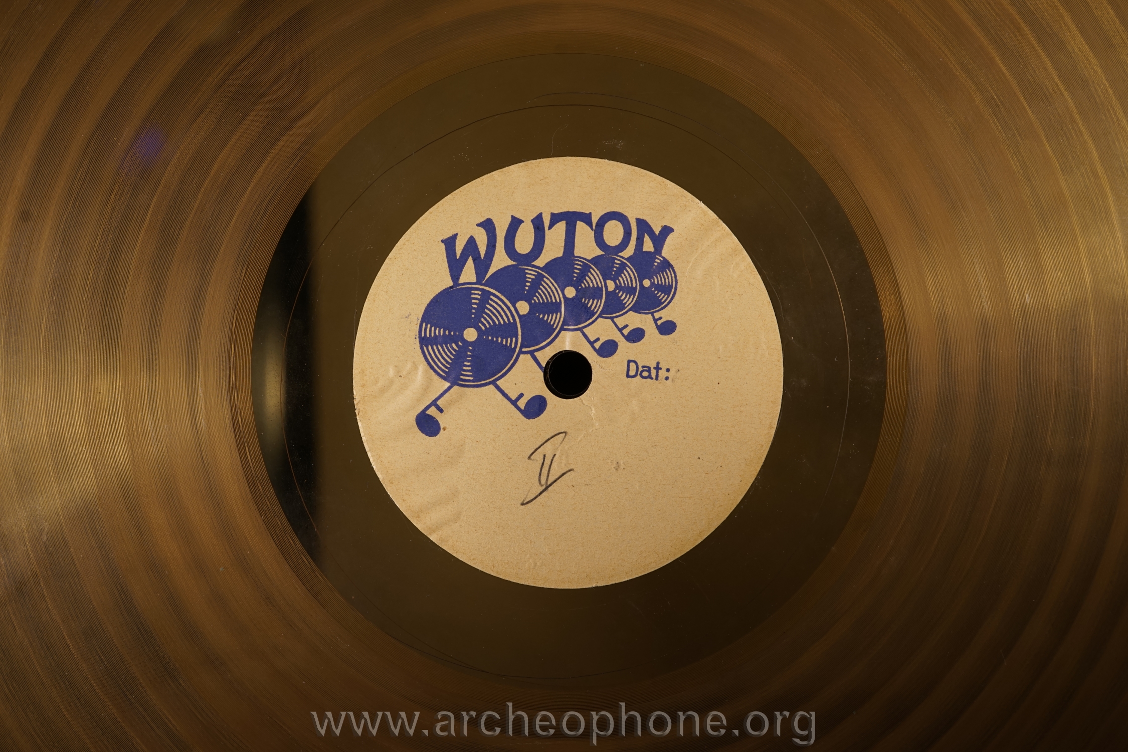 Photo du disque ou cylindre en question