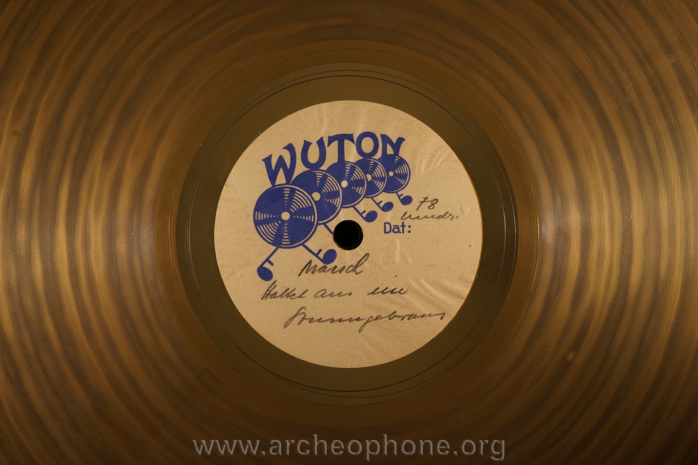 Photo du disque ou cylindre en question