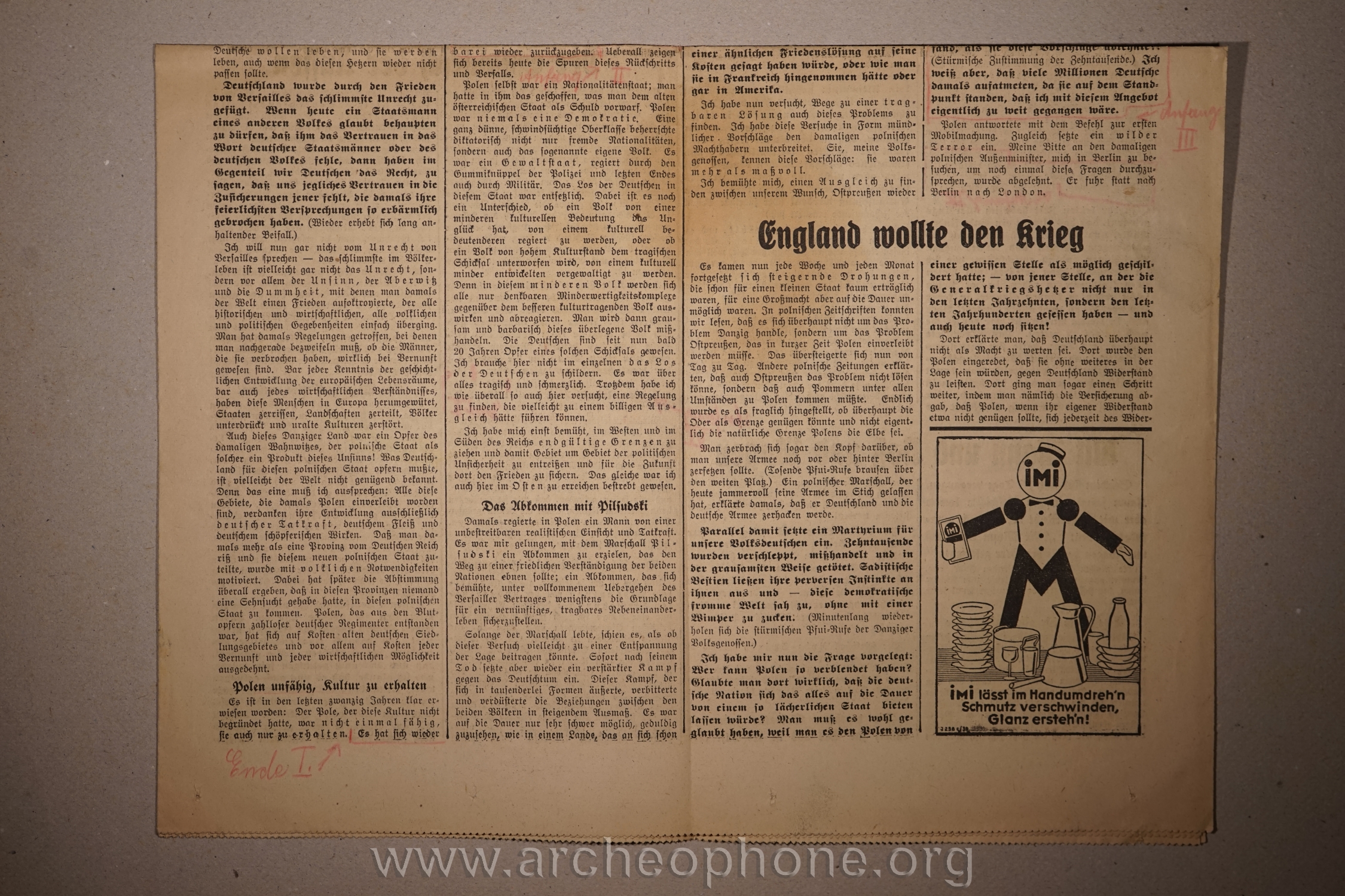 Photo du disque ou cylindre en question