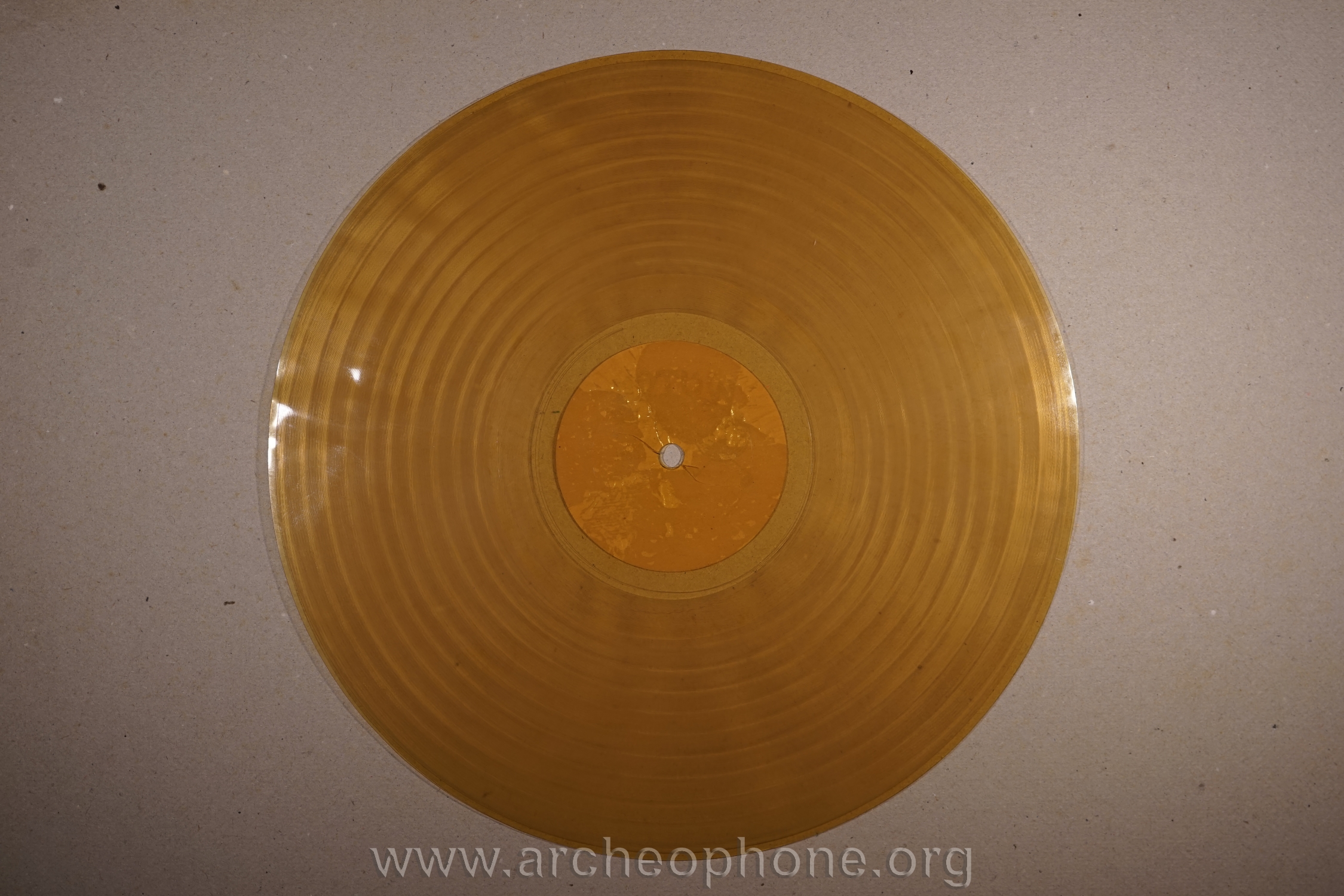 Photo du disque ou cylindre en question