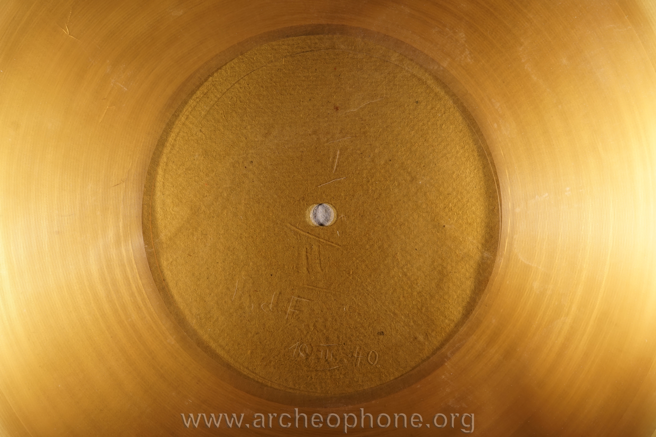 Photo du disque ou cylindre en question