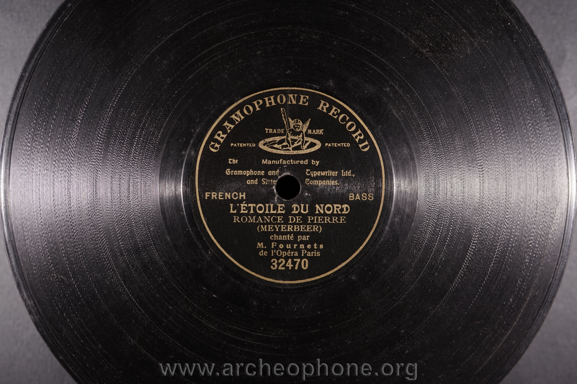 Photo du disque ou cylindre en question