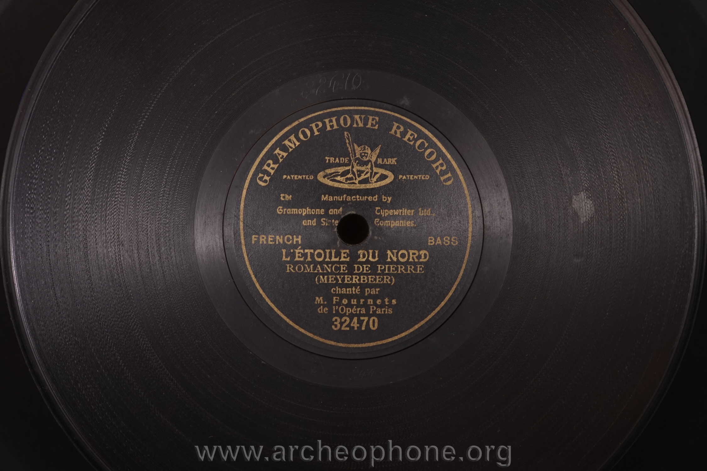 Photo du disque ou cylindre en question