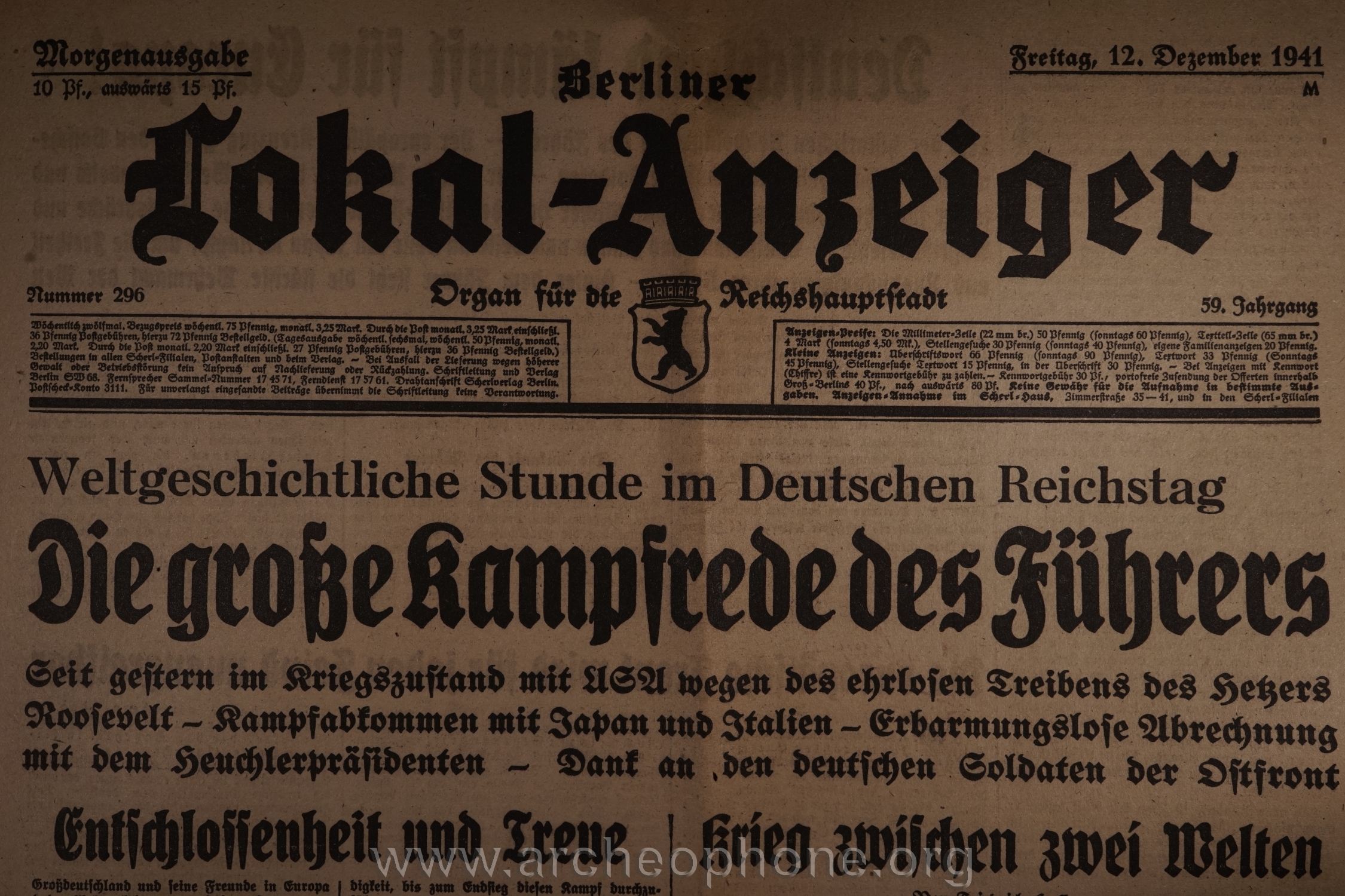 Photo du disque ou cylindre en question