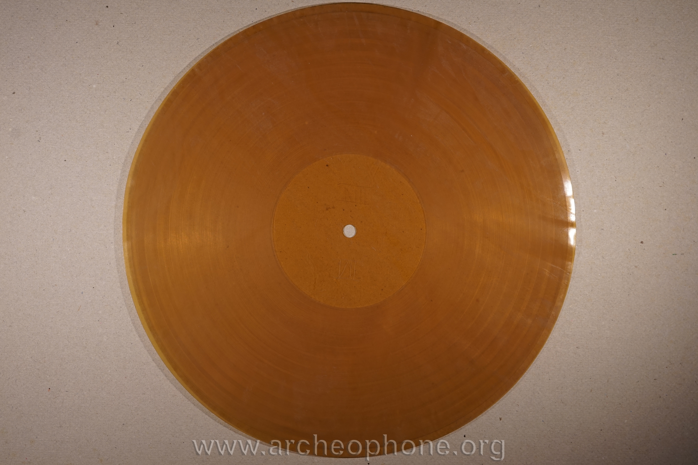 Photo du disque ou cylindre en question