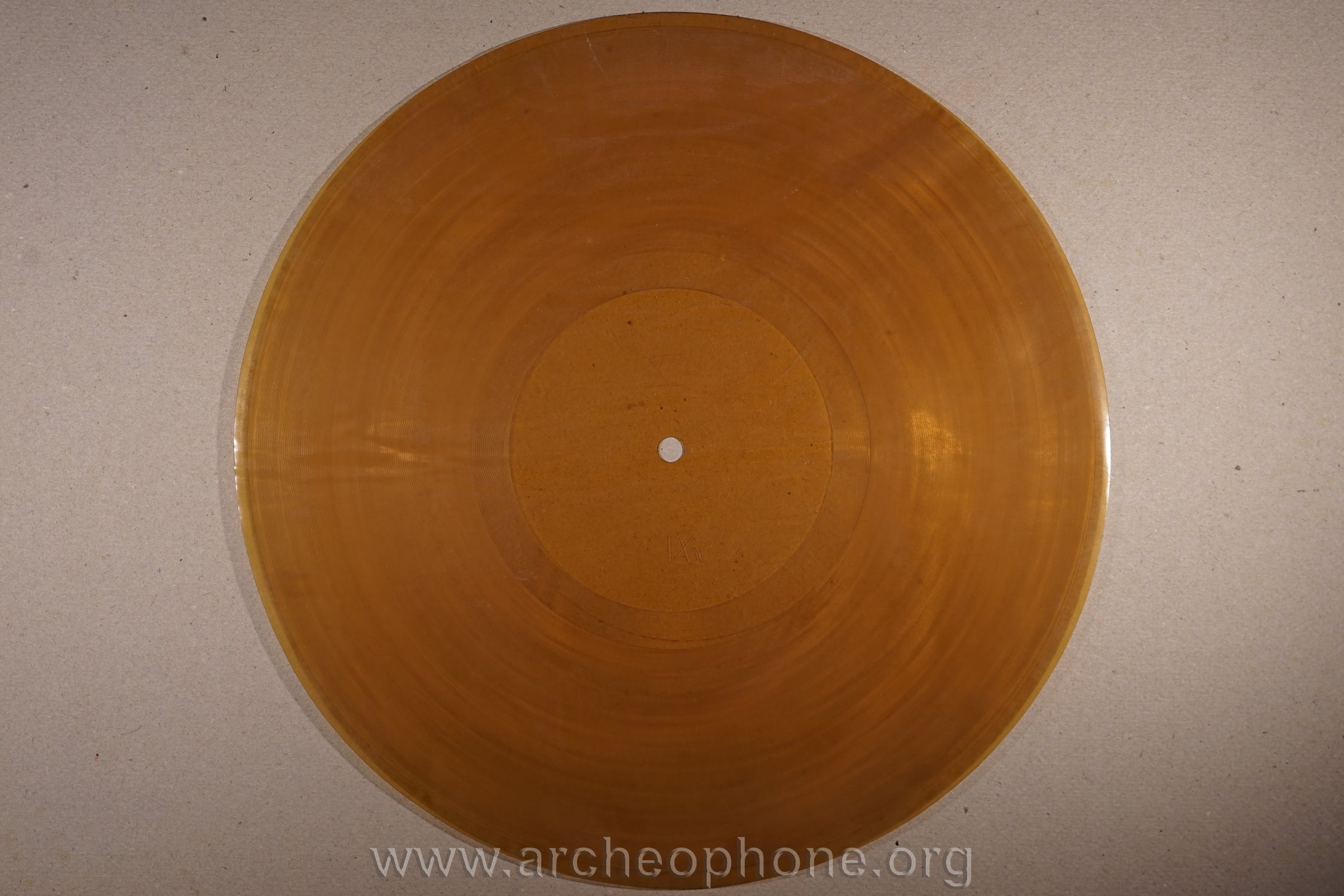 Photo du disque ou cylindre en question