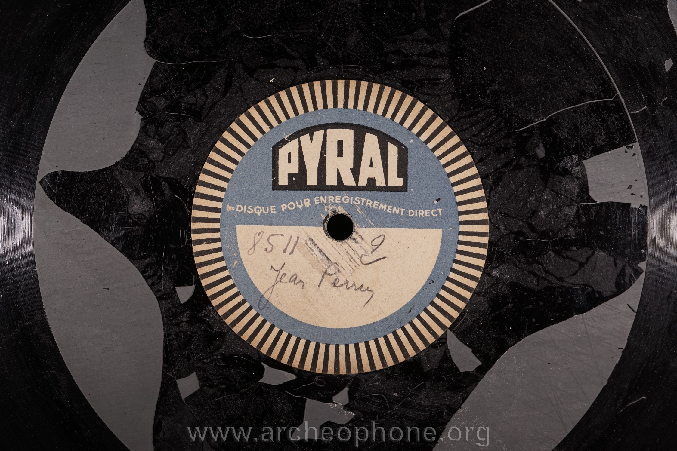 Photo du disque ou cylindre en question