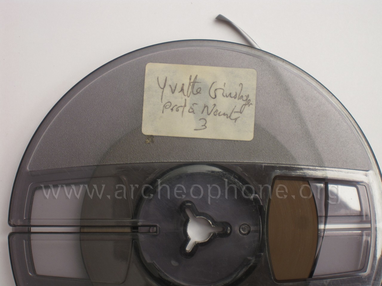 Photo du disque ou cylindre en question