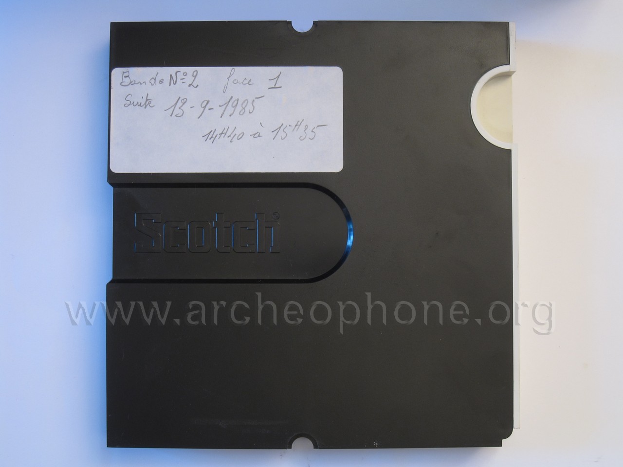 Photo du disque ou cylindre en question
